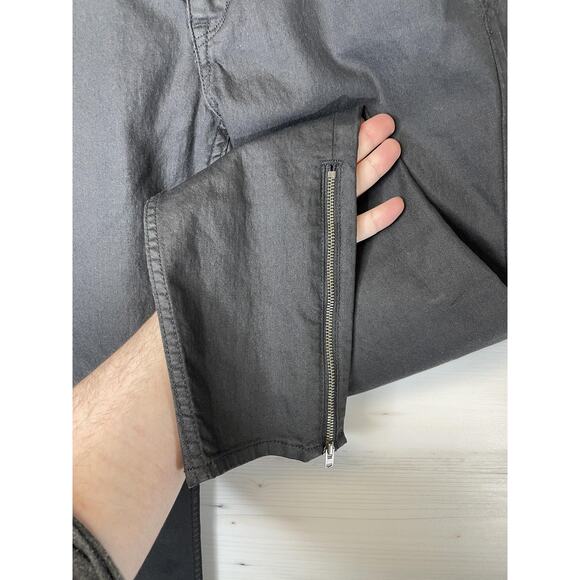 H&M Jeans Womens 31 Black Skinny Low Waist Ankle Zippers Stretch &Denim - Picture 7 of 11